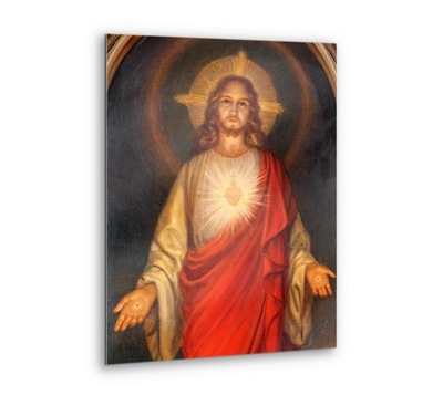 Obraz druk religijny Serce Jezusa Zbawiciel