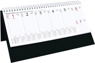 Kalendarz 2024 NA BIURKO tygodniowy do planowania