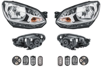 Фара лампа vw up vw120 16- hella l+p фото №1