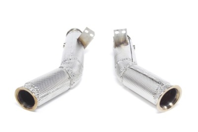 Даунпайп mercedes amg c43/c400/c450 w205 w213 c43 amg mgmotorsport heat фото №1