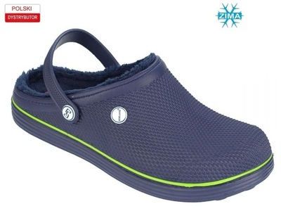 KLAPKI OGRODOWE DAMSKIE OCIEPLANE PIANKOWE LEKKIE EVA LACZKI