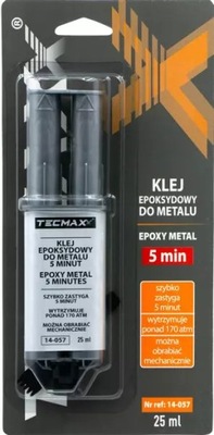 AMTRA KLEJ EPOKSYDOWY DO METALU 5 MINUT - STRZYKAWKA 25ML