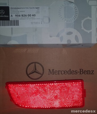 Відбивач задня mercedes sprinter 2 лівий 9068260040 фото №1
