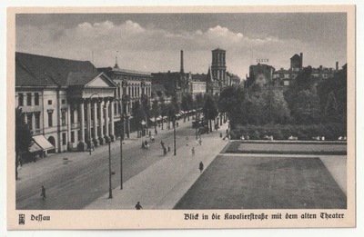 NIEMCY, DESSAU ( SAKSONIA-ANHALT). Widok na Kavalierstrasse, wyd. Magdeburg