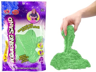 Piasek Kinetyczny Kolor Zielony 500g Magic Sand