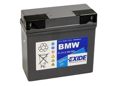 Акумулятор bezobsługowy 12v 19ah dla bmw r45 r65ls r1200rt оригінальний фото №1