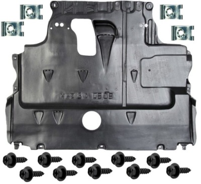 Mazda 3 5 2003-2009 накладка под двигатель клипсы diese фото №1