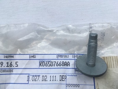 6507668aa болт jeep cherokee commander compass фото №1