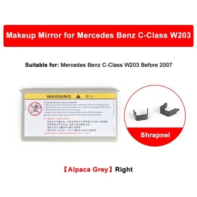 PARA MERCEDES GASOLINA CLASE C W203 PROTECCIÓN ANTISOLAR PROTECCIÓN LUSTER~4560  