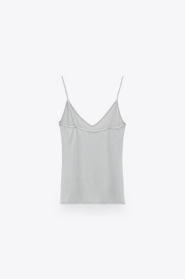 ZARA TOP W PRĄŻKI NA RAMIĄCZKACH 1463020 R.M