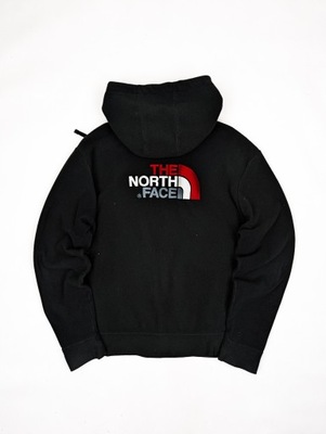 The North Face czarna bluza polar L logo