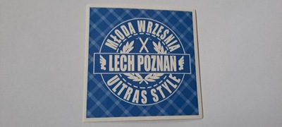 LECH POZNAŃ KOLEJORZ FC WRZEŚNIA - VLEPKA WLEPKA NAKLEJKA (8x8) (4)
