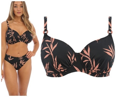 38E / 85F Fantasie Luna Bay lacquered black full c