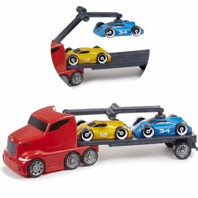 Little Tikes Laweta z dźwigiem i autami 642555