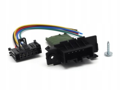 Резистор вентилятор+ штекер ducato jumper boxer doblo grande punto corsa 06+ фото №1