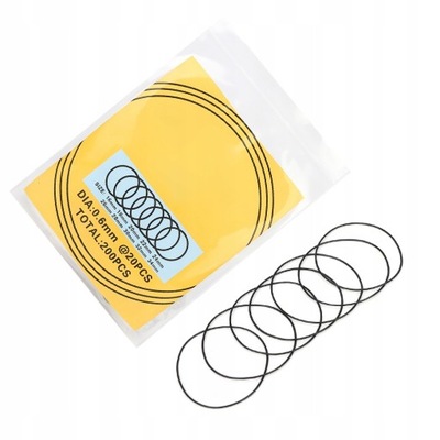 200 sztuk O-ring Wodoodporna gumowa uszczelka