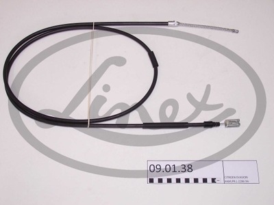 CABLE FRENOS CITROEN JUMPY DERECHO 09.01.38 LINEX CABLES LINEX 09.01.38 CIEGLO,  