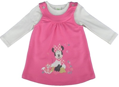 MINNIE body i sukienka komplet zestaw DISNEY 68