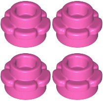 LEGO Virág 1x1 Sötét Rózsaszín 6209679 24866 - 4db