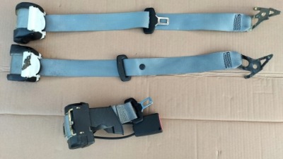 Pas безпеки лівий правий середній задня szary комплект mercedes w140 lift фото №1