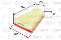 VALEO FILTRO AIRE CITROEN BERLINGO 96-/XSARA 97-/PEUGEOT 306 94-  