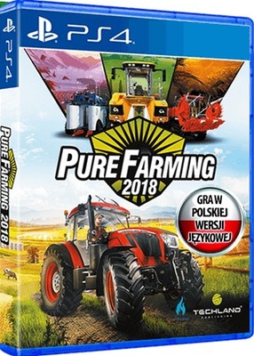 PURE FARMING 2018 PL Symulator farmy PS4 - PŁYTA