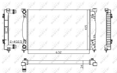 AUŠINTUVAS VANDENS NRF 50539A 