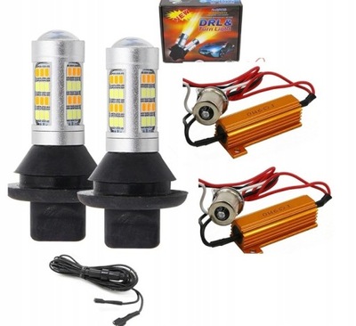 2 EN 1 LUZ DE DÍA I LUCES DIRECCIONALES DIODO LUMINOSO LED DRL P21W  