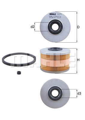 FILTRO COMBUSTIBLES KX 79D  