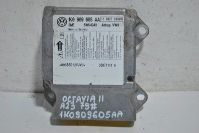 MÓDULO SENSOR AIRBAG SKODA OCTAVIA II 1K0909605AA  