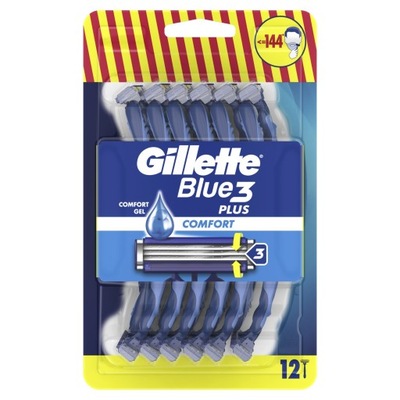 Gillette Blue 3 Comfort Maszynki do golenia 12szt