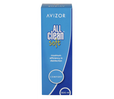 Płyn do soczewek Avizor All Clean Soft 500 ml nawilżenie i komfort