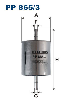 FILTRO COMBUSTIBLES FILTRON PP865/3 PP8653  