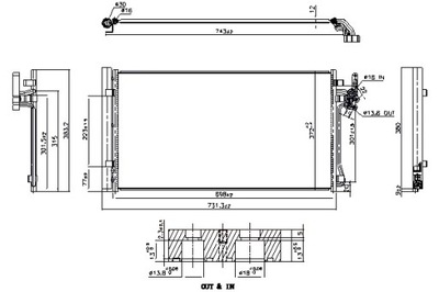 NISSENS KONDENSATORIUS KONDICIONAVIMO LAND ROVER DISCOVERY SPORT RANGE ROVER 