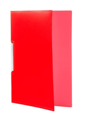 SKOROSZYT PP ZACISKOWY A4 CZERWONY