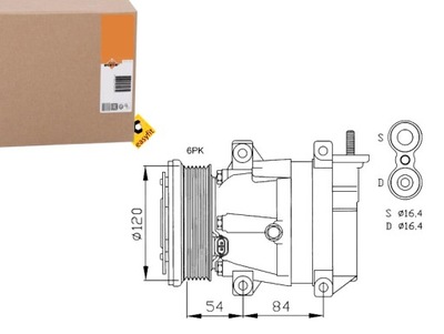 КОМПРЕССОР КОНДИЦИОНЕРА NRF 95463949 96804280 96992