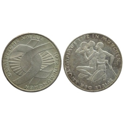 2 szt x 10 marek 1972 r. Niemcy - Olimpiada Monachium