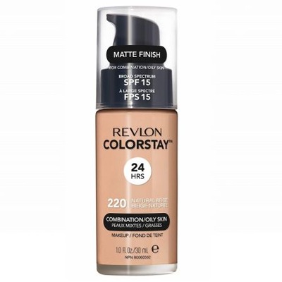 Revlon ColorStay 220 Natural Beige podkład do twarzy Oil Skin 30 ml SPF15