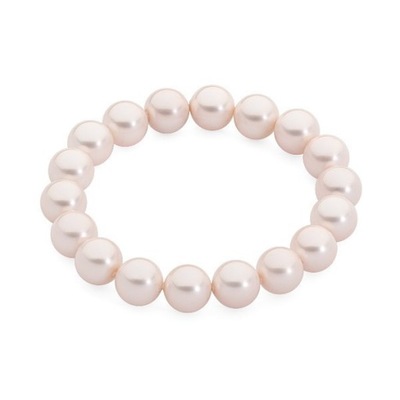 Bransoletka kolor różowy-jasny perła 10mm