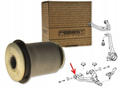 Febest tab-486 підшипниковий вузол, важіль фото №1