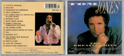 Tom Jones - The Greatest Hits CD PolyTel 1989