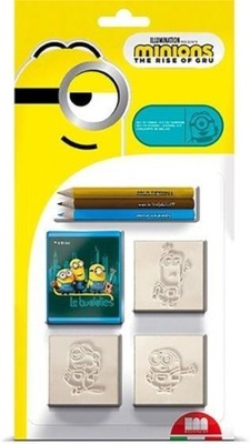 MINIONKI - PIECZĄTKI 3SZT, MULTIPRINT