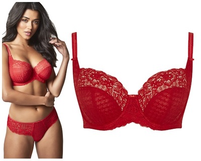 75FF Panache Envy poppy red biustonosz soft