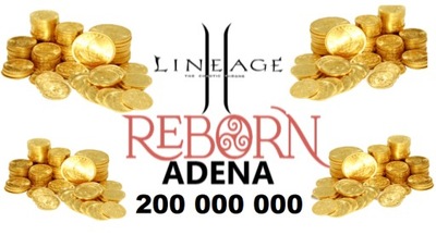 LINEAGE 2 L2REBORN X1 ORIGINS 200KK 200 000 000 ADENA ADENY L2X1 200 MLN