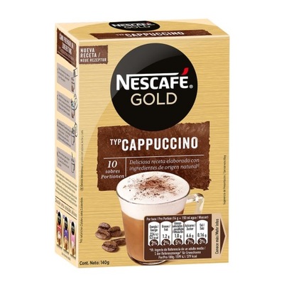 NESCAFE CAPPUCCINO SASZETKI 10x14G Z NIEMIEC