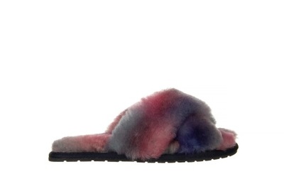 Kapcie Emu Mayberry Tie Dye Fiolet Futro natural 38