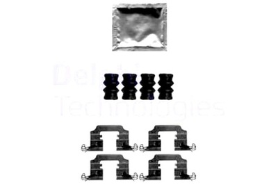 Delphi lx0650 набор аксессуары, тормозные колодки тормозные фото №1