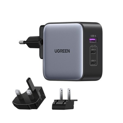 Ugreen szybka ładowarka sieciowa GaN USB / 2xUSB C