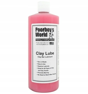 Poorboy's World Clay Lube 946ml POŚLIZG GLINKA! 