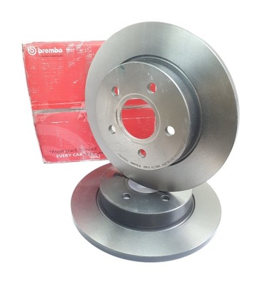 2x тормозные диски тормозные задняя ford c-max focus ii 03-12 фото №1